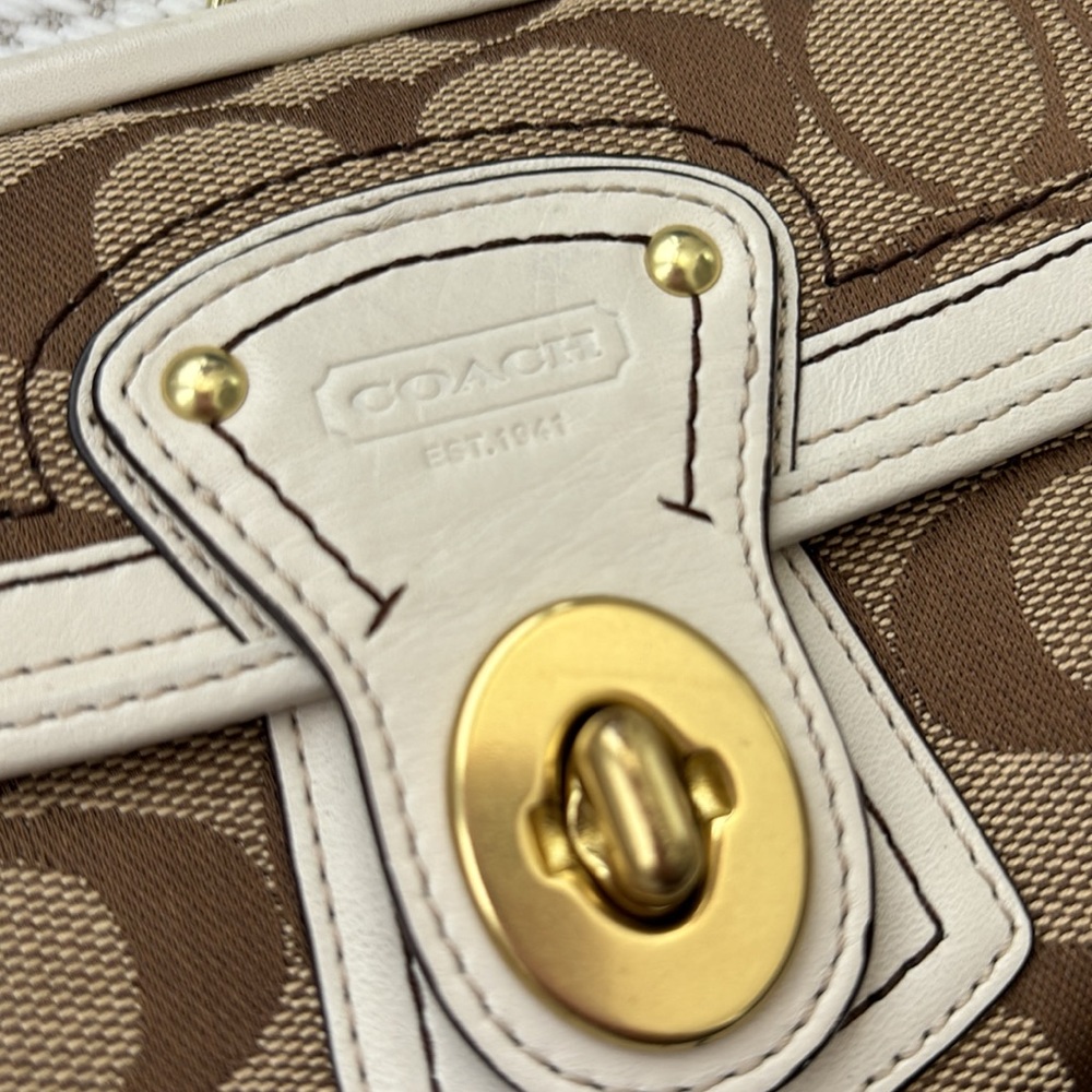 Coach Vintage Monogram brown and white Wallet/Clutch - Picture 3 of 7